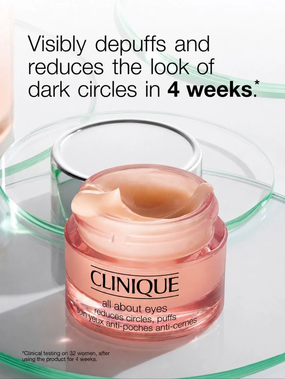 Clinique Cherry Print Pink Bag Pink & Black Honey Lipsticks, Eye Cream Face Wash